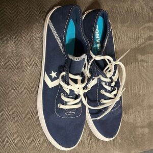 Converse Classic Blue and White Sneakers